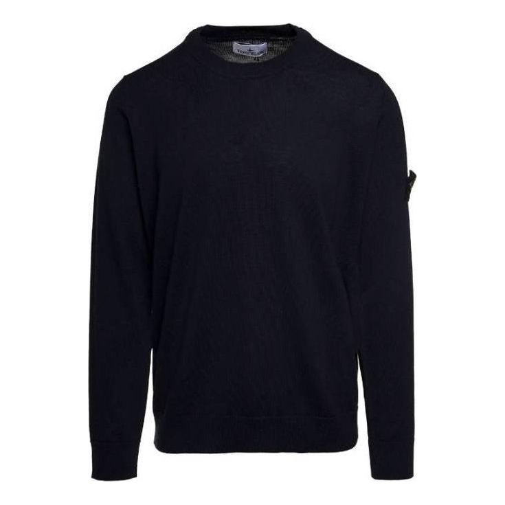 Sweater Stone Island STONE ISLAND Wool Crewneck Sweater Blå | 7915510C4-A0020