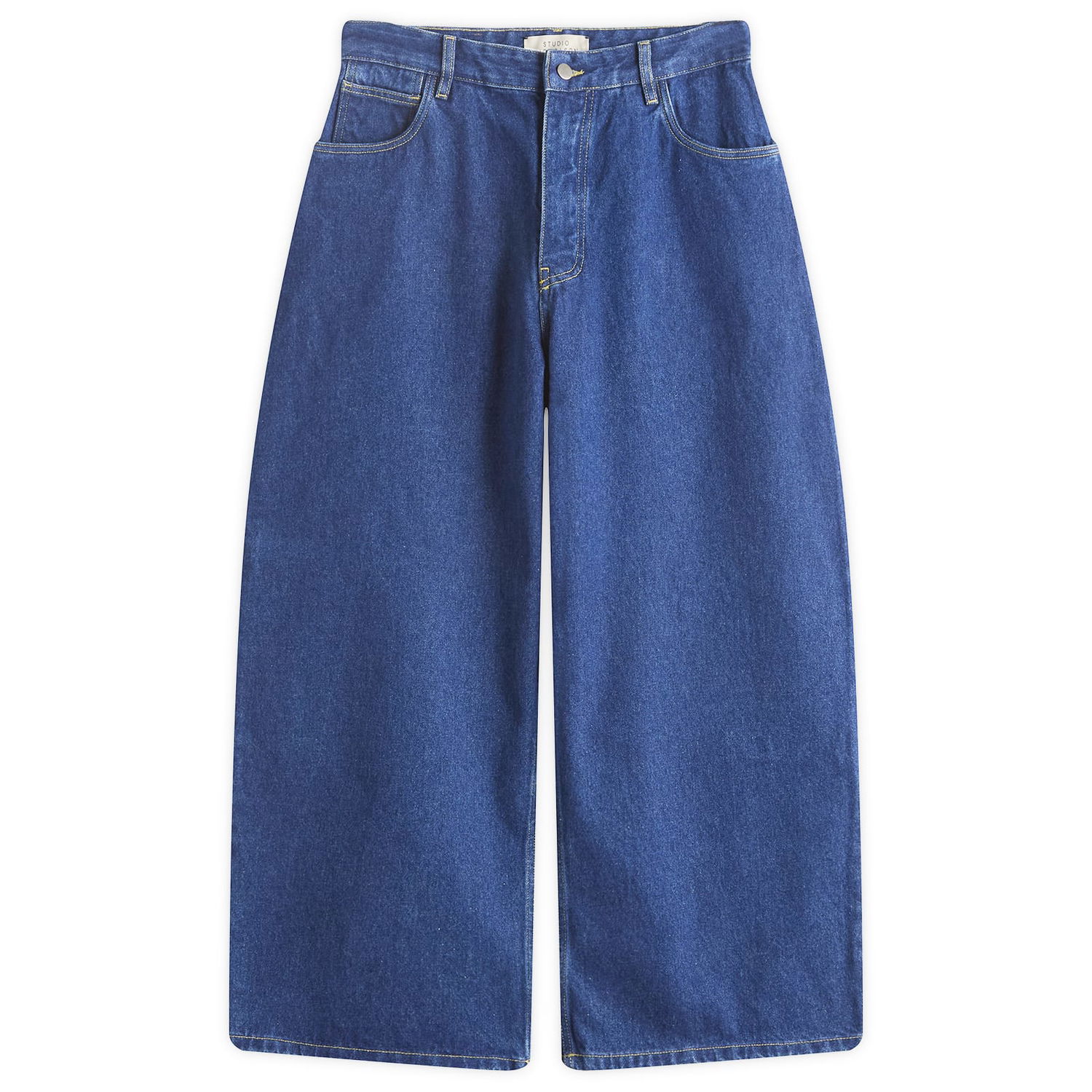 Byxor Studio Nicholson Studio Nicholson Volume Pant, Size Large Blå | PAOLOSNM-1023-WSI, 1