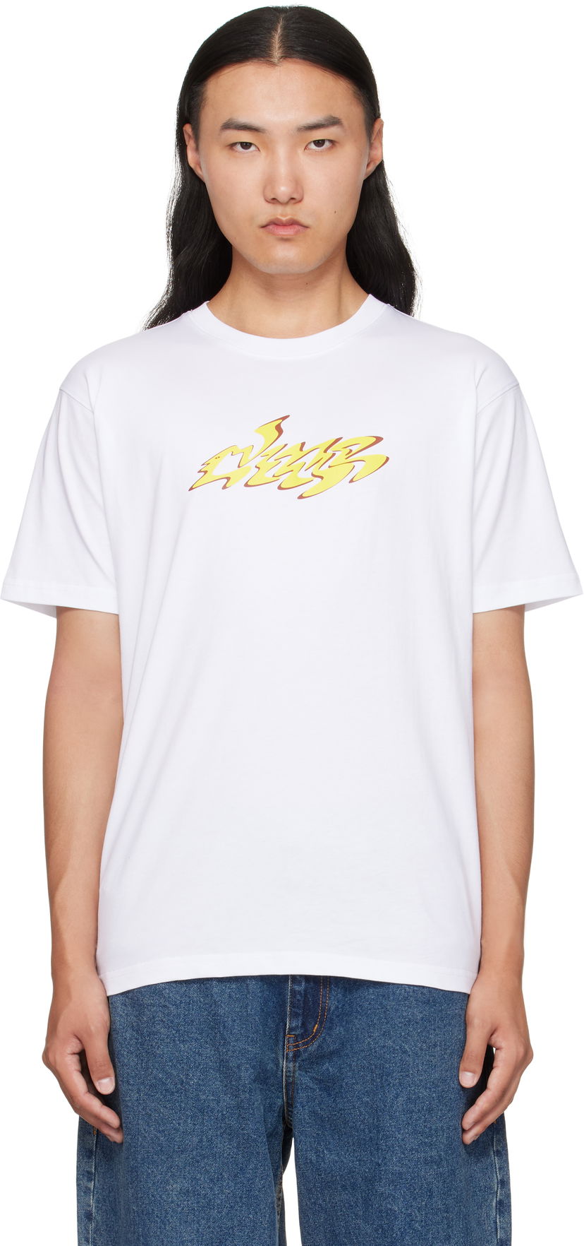 T-shirt Dime Dime Disco T-Shirt Vit | DIMEFA2559WHT