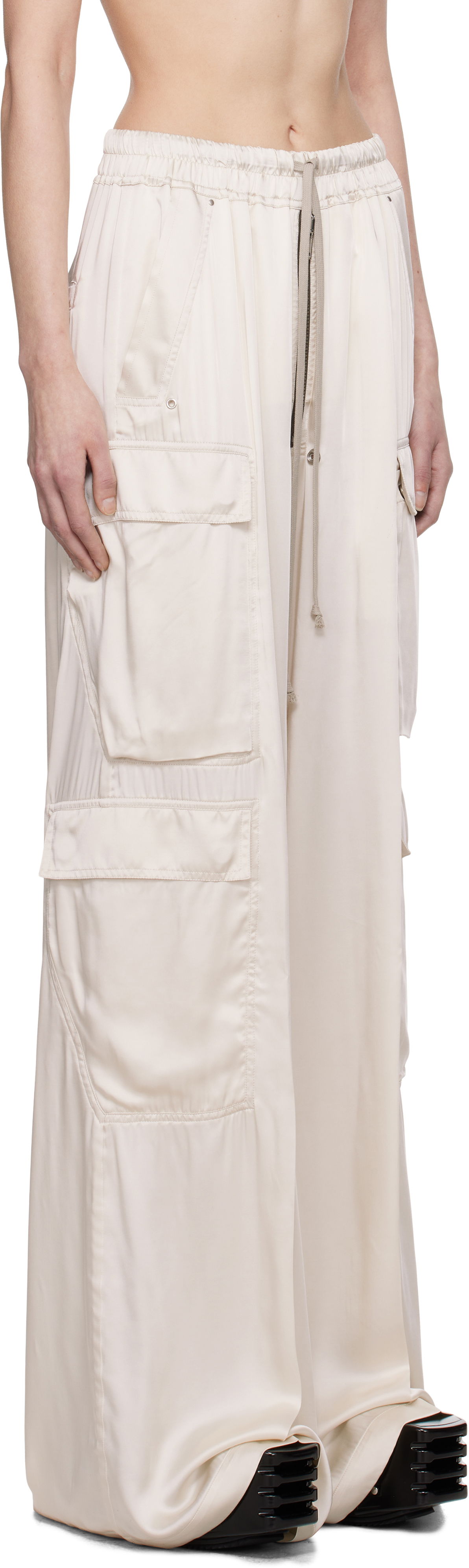 Cargo byxor Rick Owens Rick Owens Hollywood Cargo Pants Vit | RP01E7327 SCH, 1