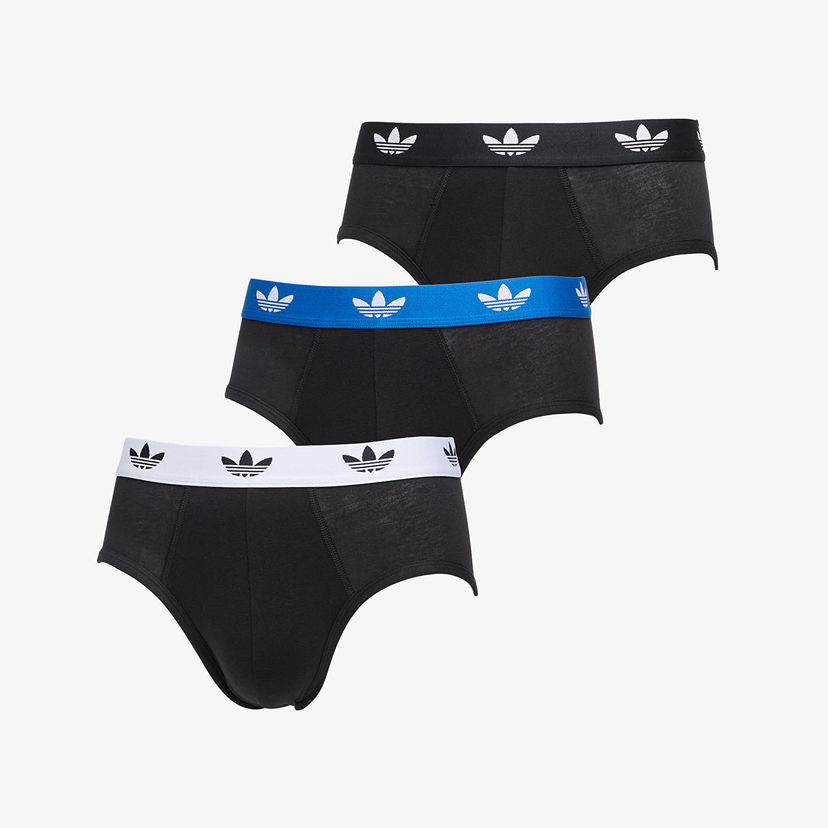 Boxare adidas Originals Brief 3-Pack Black Svart | 4AR001-901