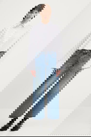 Skjorta Ksubi KSUBI Cropped Astra Relaxed Fit Shirt Vit | WSP25SH004, 5