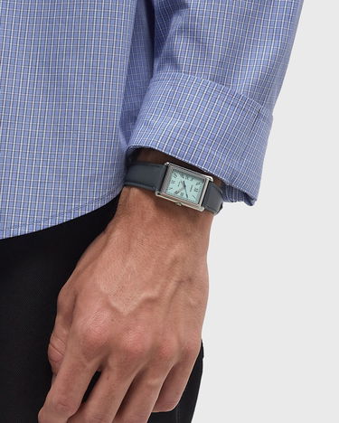 Klocka CASIO TIMELESS COLLECTION Rectangular Roman Numerals Analog Watch with Leather Strap Grå | LTP-B165L-2BVEF, 3