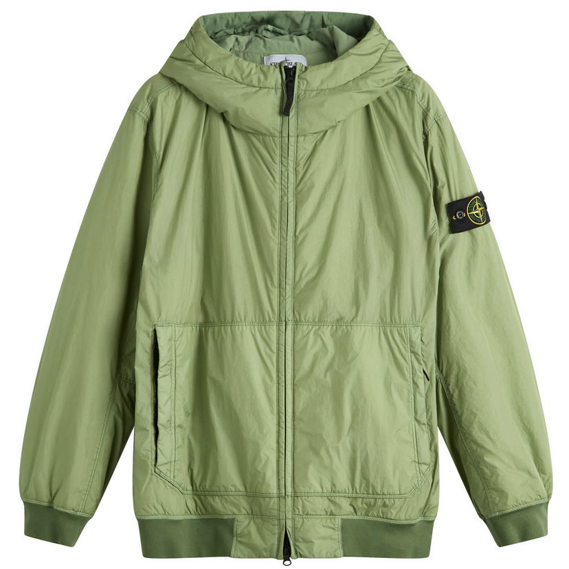 Jacka Stone Island Crinkle Reps Nylon Hooded PrimaLoft Jacket, Size Large Grön | K2S154100013-V0055