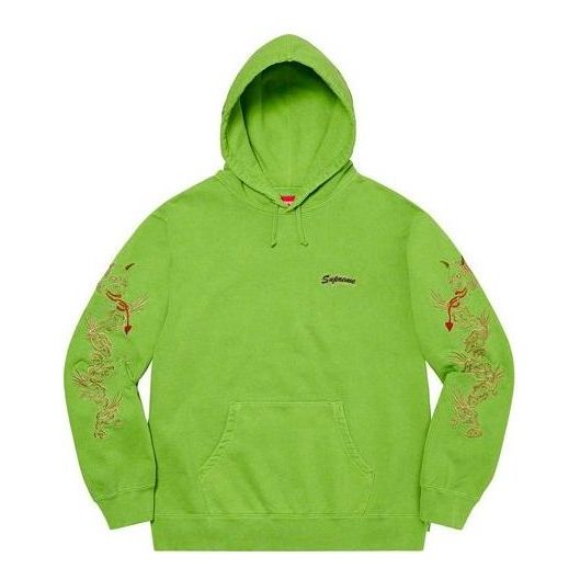 Sweatshirt Supreme Dragon Overdyed Graphic Hoodie Grön | SUP-SS20-670
