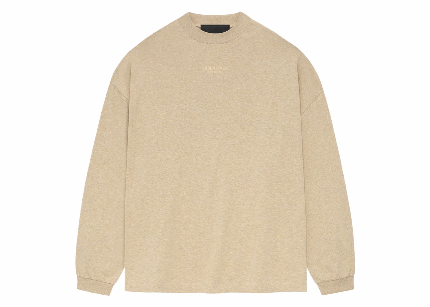 T-shirt Fear of God Essentials LS Tee Gold Heather Beige | 125BT232013F, 0