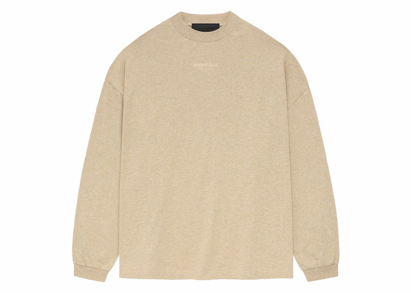 T-shirt Fear of God Essentials LS Tee Gold Heather Beige | 125BT232013F