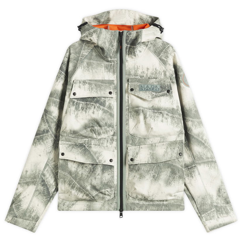 Vindjacka Napapijri Napapijri Multi Pocket Soft Shell Jacket Grön | NP0A4IMRFCP1