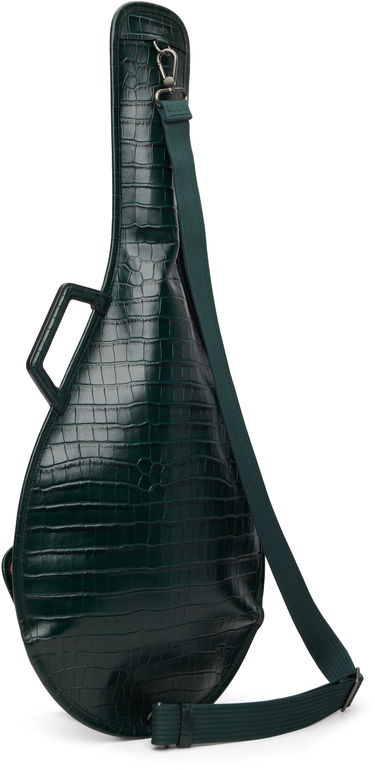 Ryggsäckar och väskor Lacoste Mock Croc Leather Racket Bag Grön | NU5169DP, 2