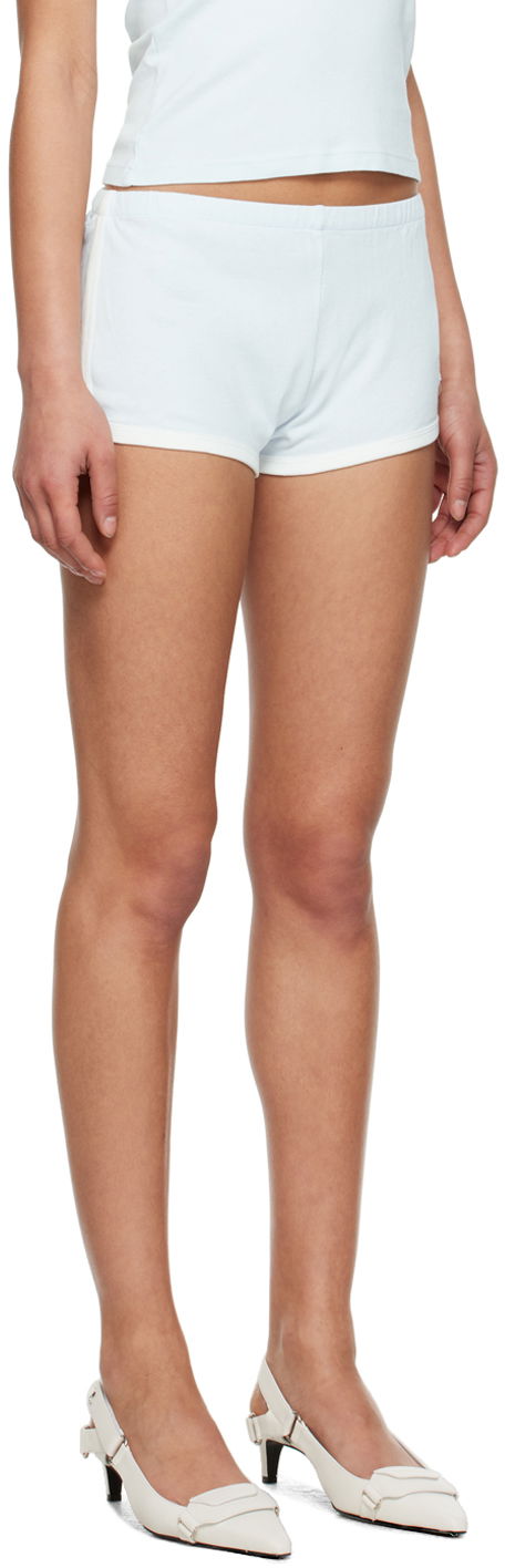 Shorts Courrèges Courrèges Contrast Trim Dolphin Shorts Vit | 223JSH023JS0070, 1