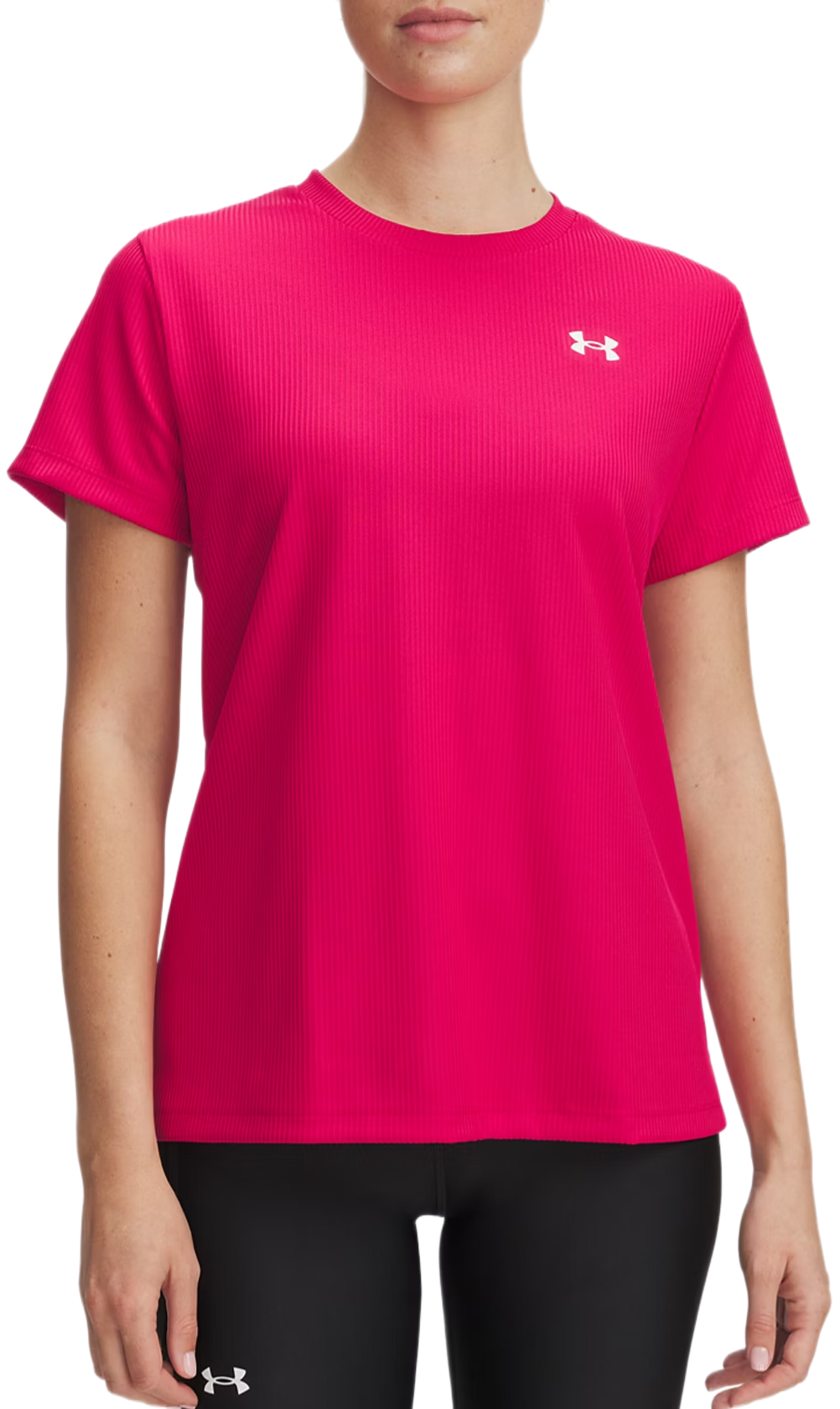 T-shirt Under Armour Under Armour Tech Rib SSC T-Shirt Rosa | 1389852-681, 0