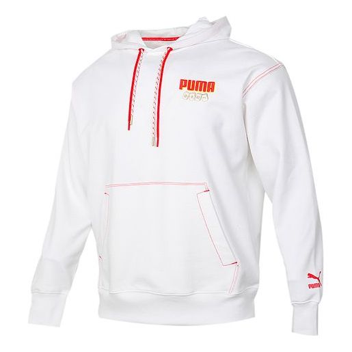 Sweatshirt Puma YOTOX Hoodie Vit | 531295-02