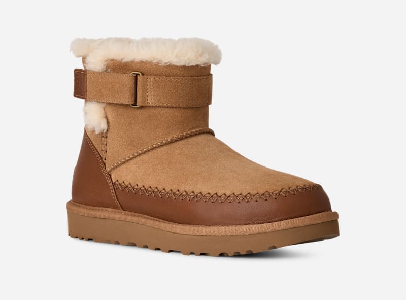 Sneakers och skor UGG Classic RetroChic Strap Boots Brun | 1174575-CHE, 1