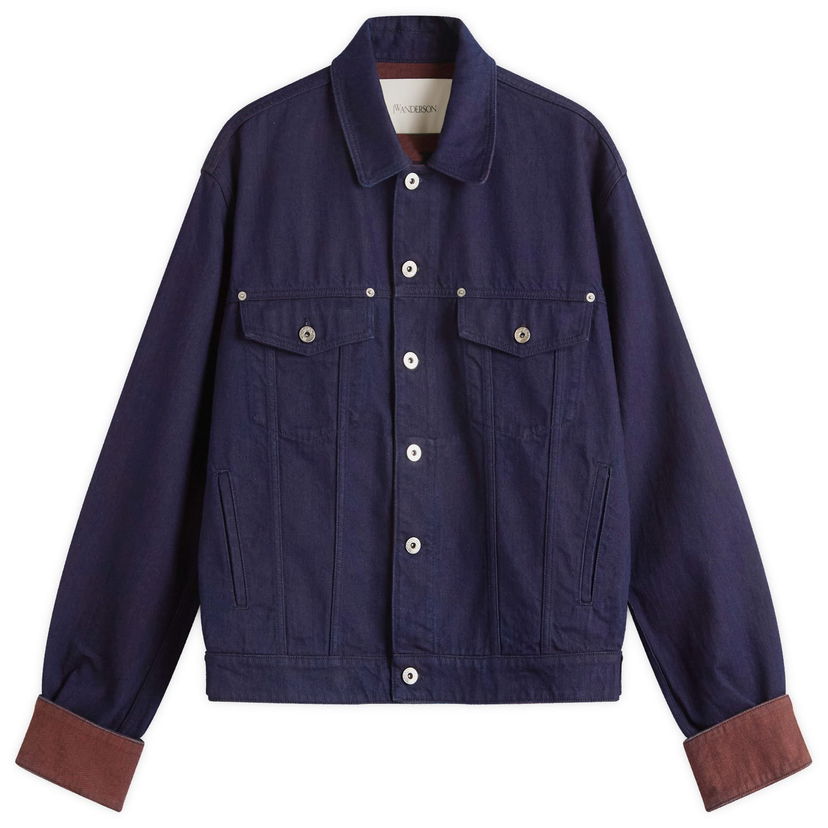Jacka JW Anderson JW Anderson Turn Up Cuff Jacket Blå | DJ0044-PG1836-807
