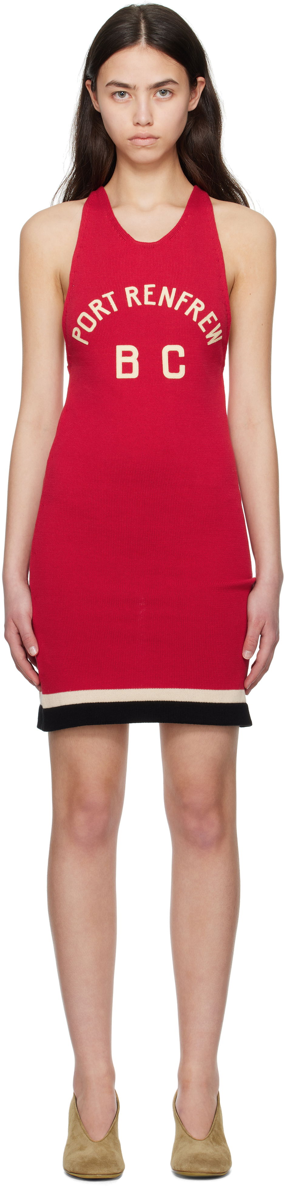 Klä Bode Bode Port Knit Minidress Röd | WRS25KT029, 0