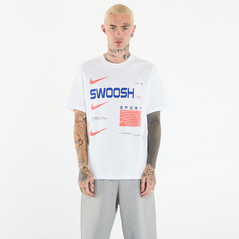 T-shirt Nike NSW Graphic T-shirt SWOOSH SPORT Vit | HV0162-100