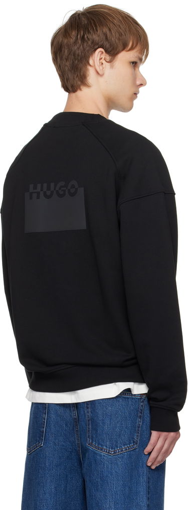 Sweatshirt BOSS HUGO Bonded Logo Sweatshirt Svart | 50546672, 2