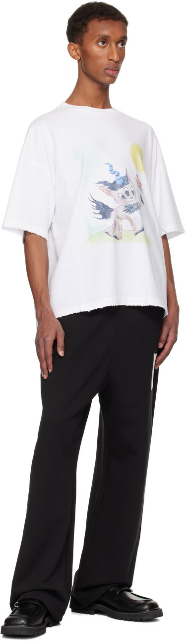 T-shirt We11done Monster Pony Graphic T-Shirt Vit | WD-TT3-24-781-U-WH, 3
