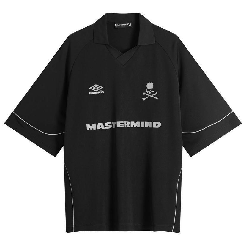 Jersey Mastermind WORLD MASTERMIND WORLD x Umbro Short Sleeve Game Shirt, Size Large Svart | MW25C14-TS227-1