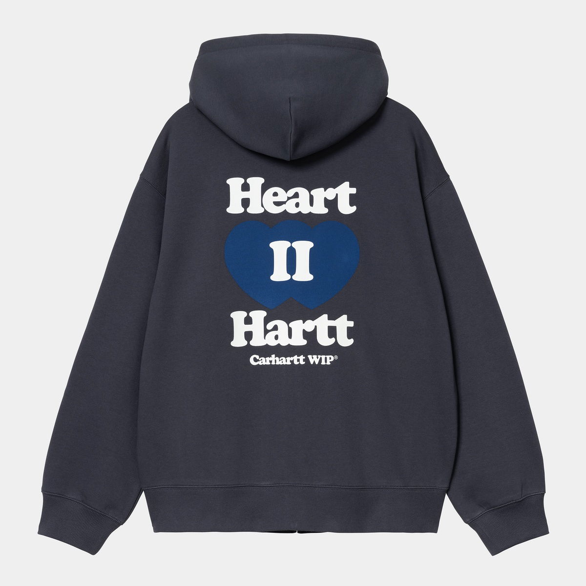 Sweatshirt Carhartt WIP Hooded Heart II Hartt Sweat Jacket Mörkblå | I035176_7, 1