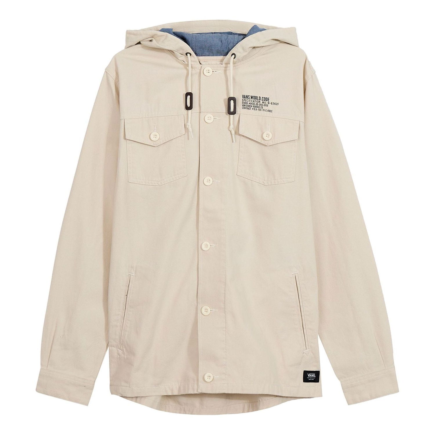 Parkas Vans Casual Hooded Jacket Beige | VNOA36JL2N1, 0