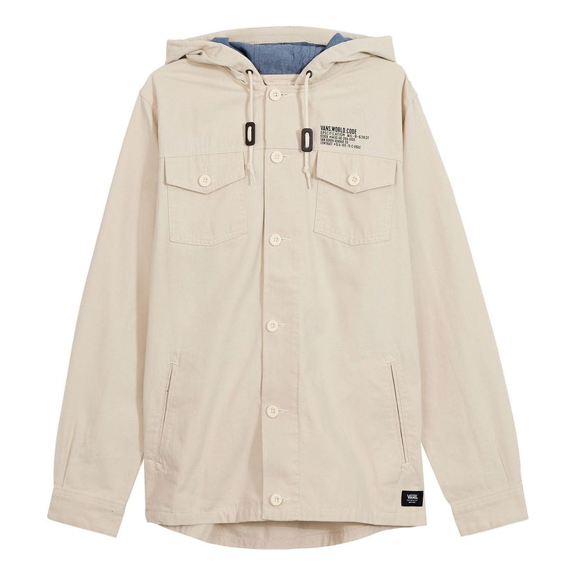 Parkas Vans Casual Hooded Jacket Beige | VNOA36JL2N1