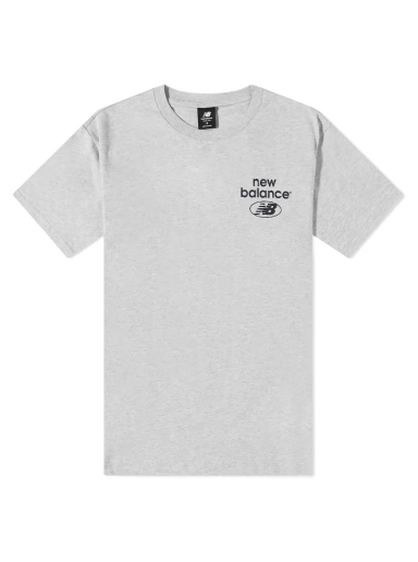 T-shirt New Balance Essentials Logo Tee Grå | MT31518-AG