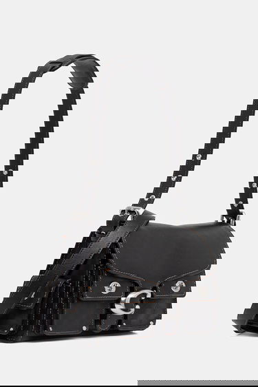 Axelväska Coach Coach Cargo Turnlock Soft Tabby Shoulder Bag Svart | CU124, 1