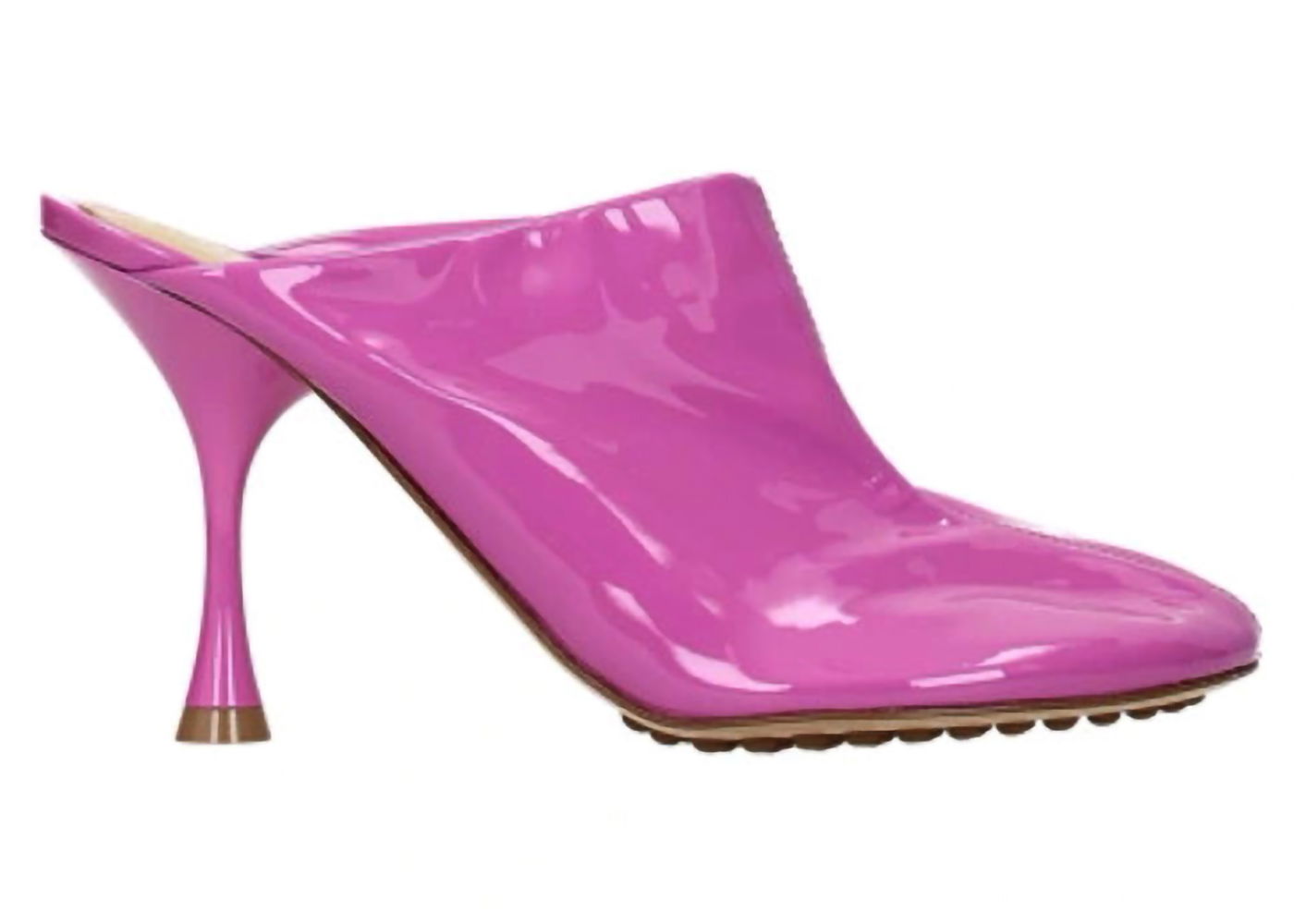 Sneakers och skor Bottega Veneta Patent Leather Sandal Rosa | 673780V10M05642, 0