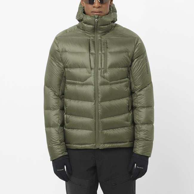 Pufferjacka Salomon Elixir Ultra Down Jacket Grön | LC2617700, 0