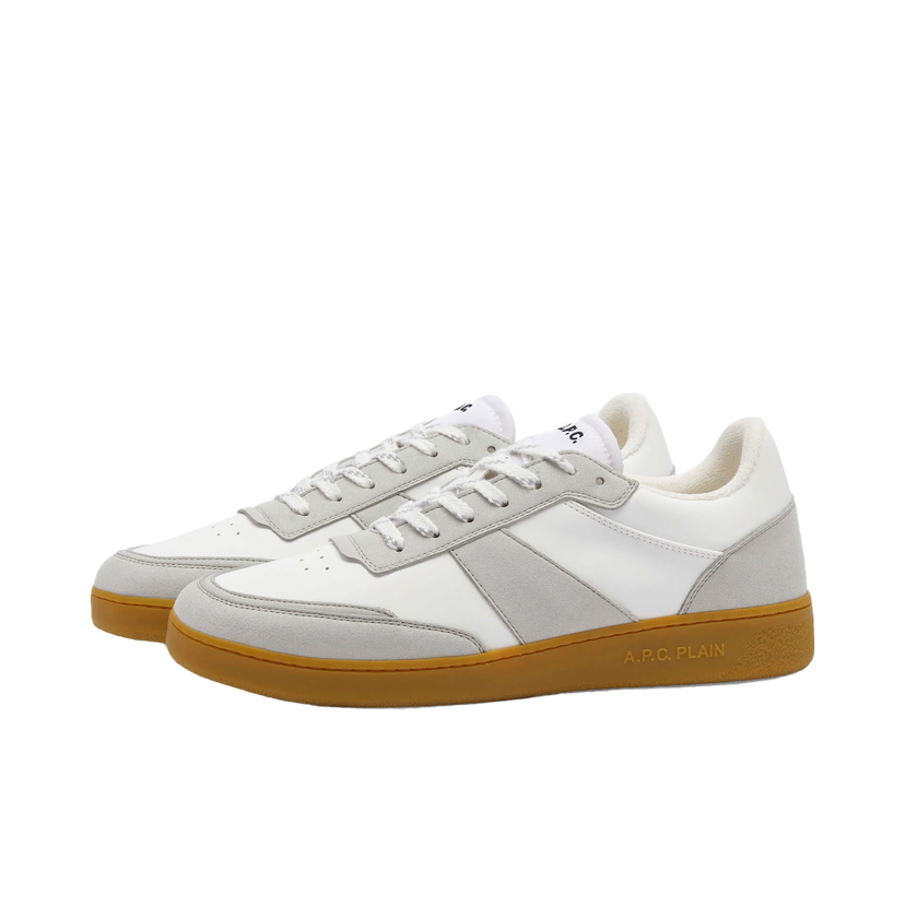 Sneakers och skor A.P.C. Plain Sneaker Vit | PUABH-M56112-CAF