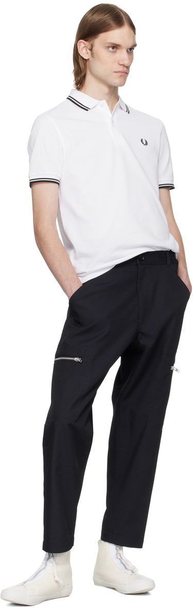 Polotröja Comme des Garçons Comme des Garçons Shirt Fred Perry Edition 'Strong Will' Polo Vit | FO-T502-051, 3