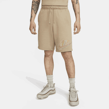 Shorts Nike Club Fleece French Terry Shorts Beige | DX0807-247, 0
