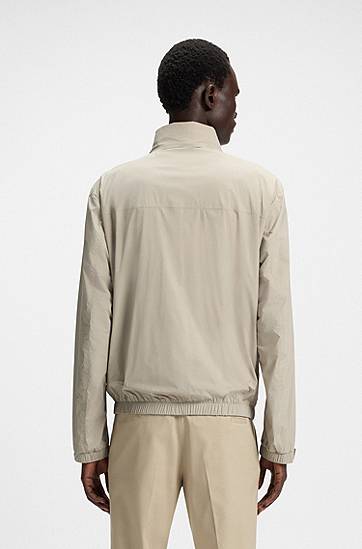 Vindjacka BOSS Packable Windbreaker Jacket Beige | 50543510, 1