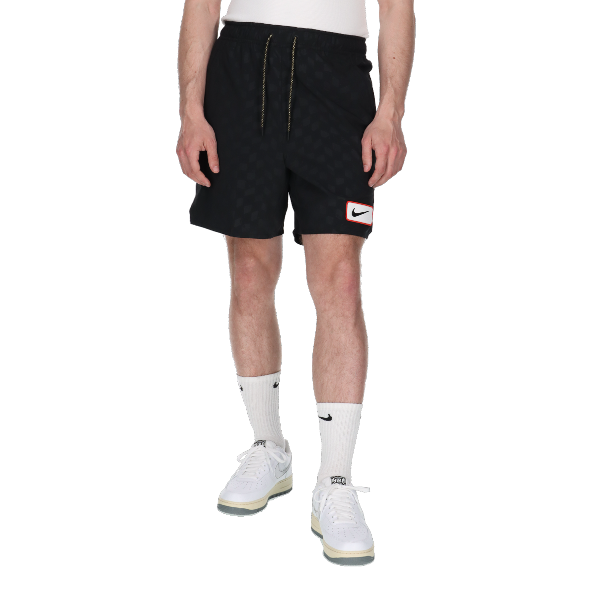 Shorts Nike Checkered Drawstring Shorts Unlimited Svart | DX0900-010, 0