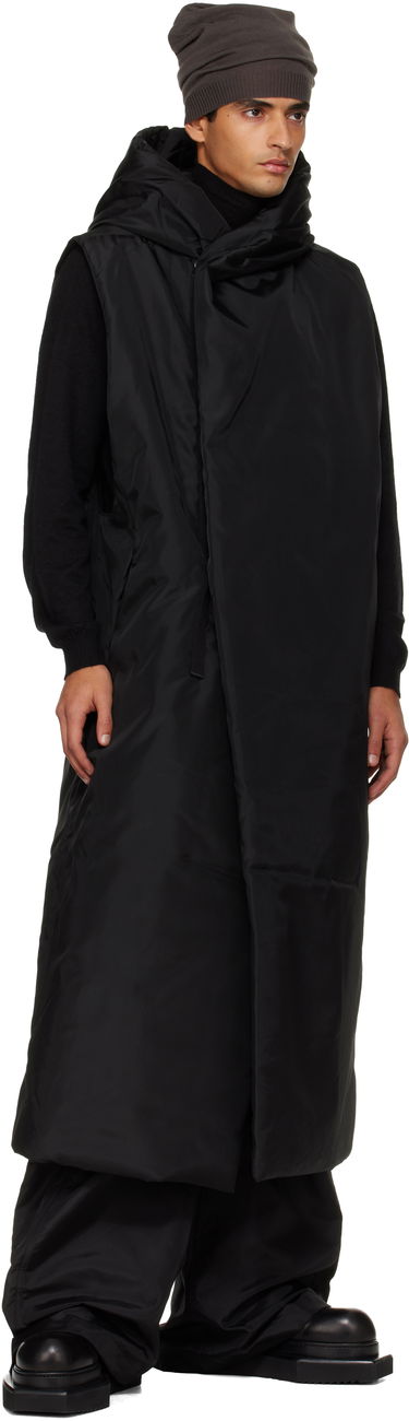 Väst Rick Owens Rick Owens DRKSHDW Concordians Hooded Vest Svart | DU02E7972 NCV, 3
