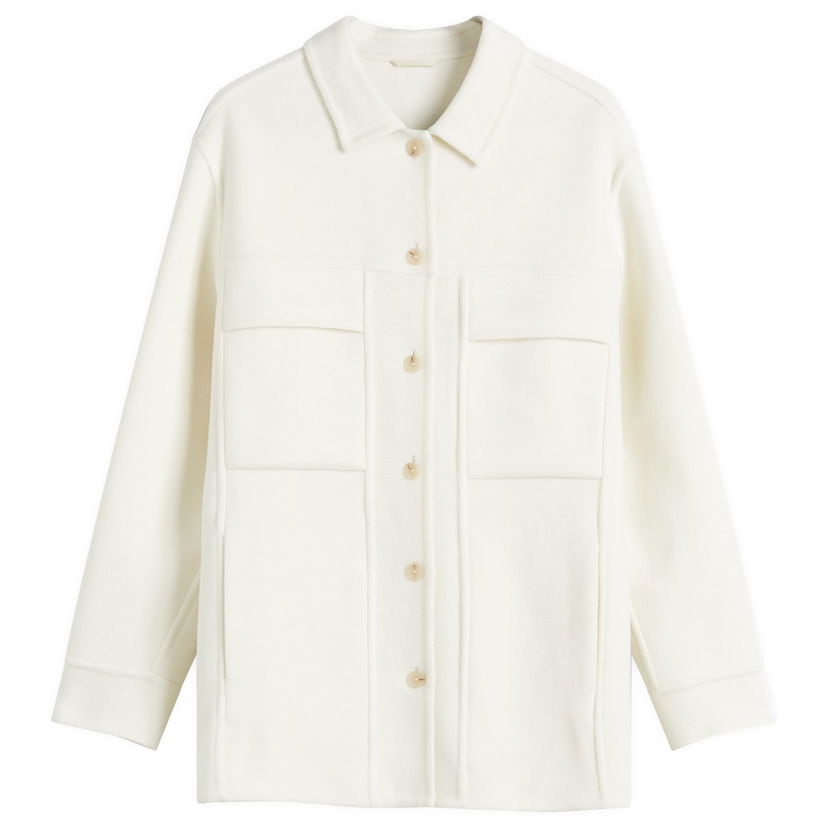 Jacka CLOSED Shacket Shirt Jacket, Size X-Small Vit | C97143-65T-22