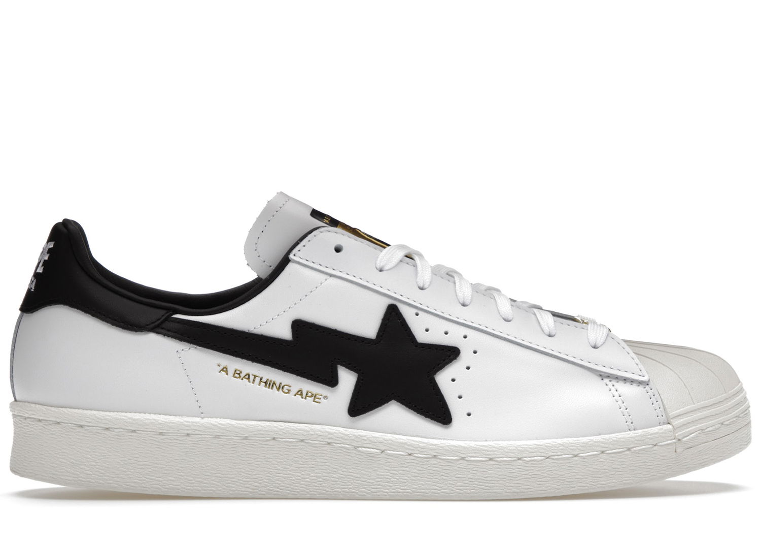 Sneakers och skor adidas Originals Superstar 80s Bape White Black Vit | GZ8980, 0