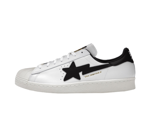 Sneakers och skor adidas Originals Superstar 80s Bape White Black Vit | GZ8980
