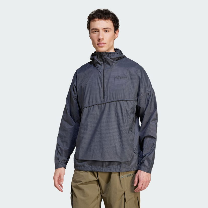 Vindjacka adidas Performance Terrex Xploric Wind Anorak Grå | JD8427