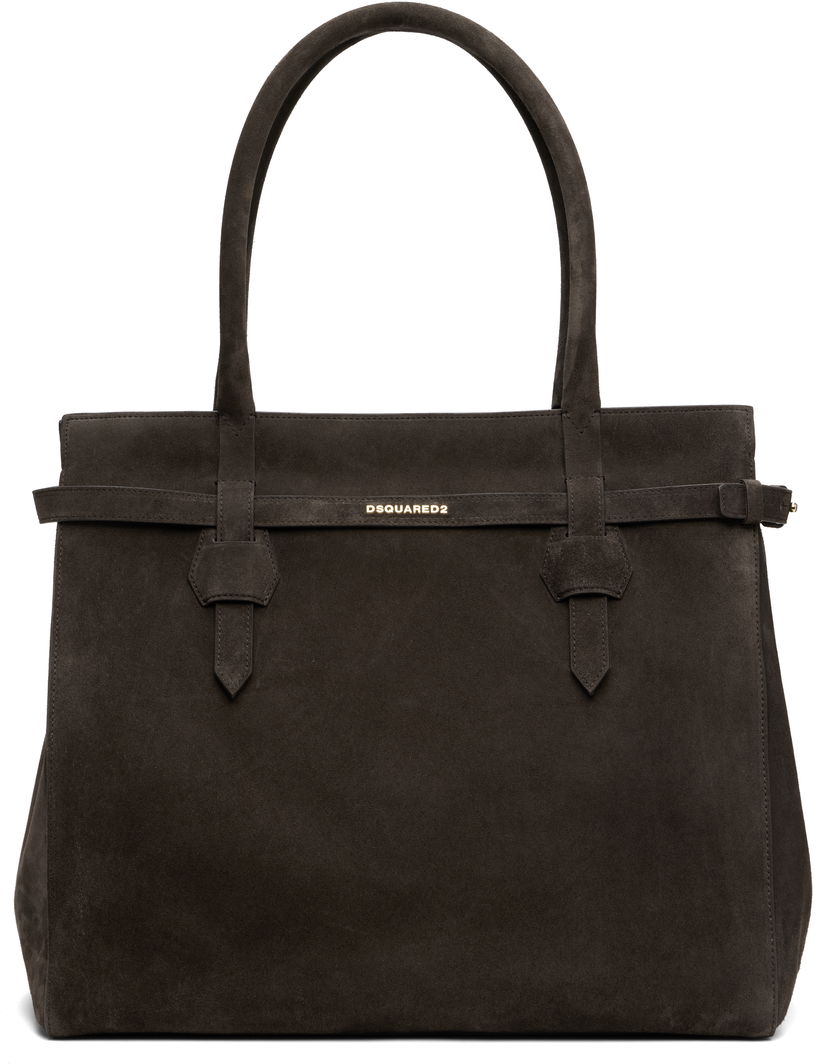 Tygpåse DSQUARED2 Dsquared2 Twin Shopping Tote Brun | SPM0106_1503520