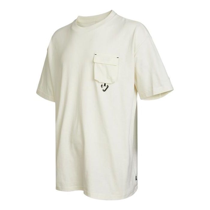 T-shirt Converse Go Outdoor Oversized Pocket T-Shirt Vit | 10024357-A01