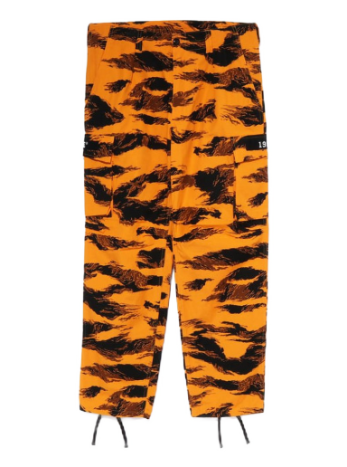 Cargo byxor BAPE Tiger Camo Relaxed Fit Military Pants Orange | 1I70-152-002