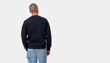 Sweatshirt Carhartt WIP WIP Chase Mörkblå | I026383_00H_XX, 4