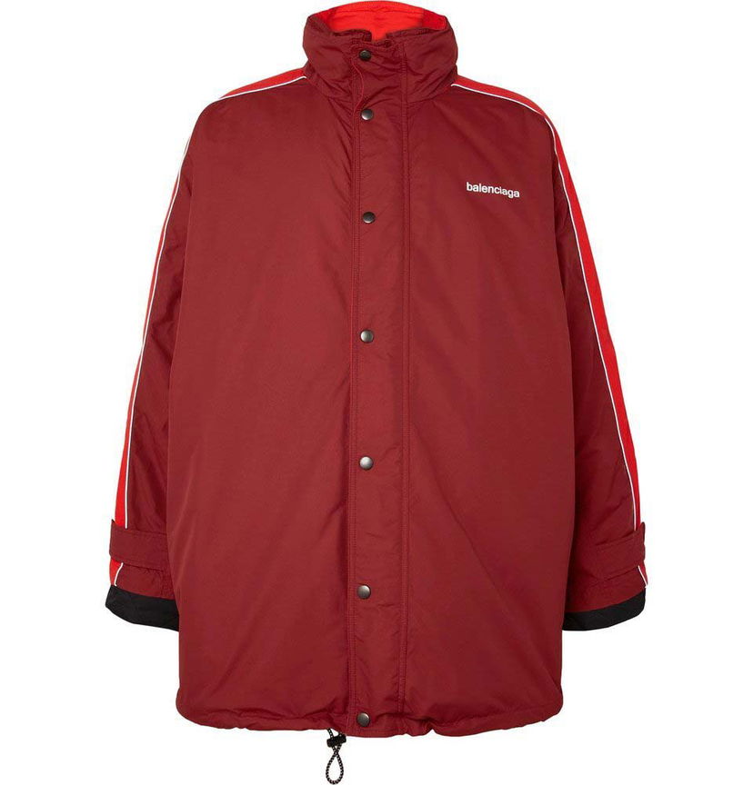 Vindjacka Balenciaga Oversized Padded Windbreaker Röd | 511210 TXD12 6314