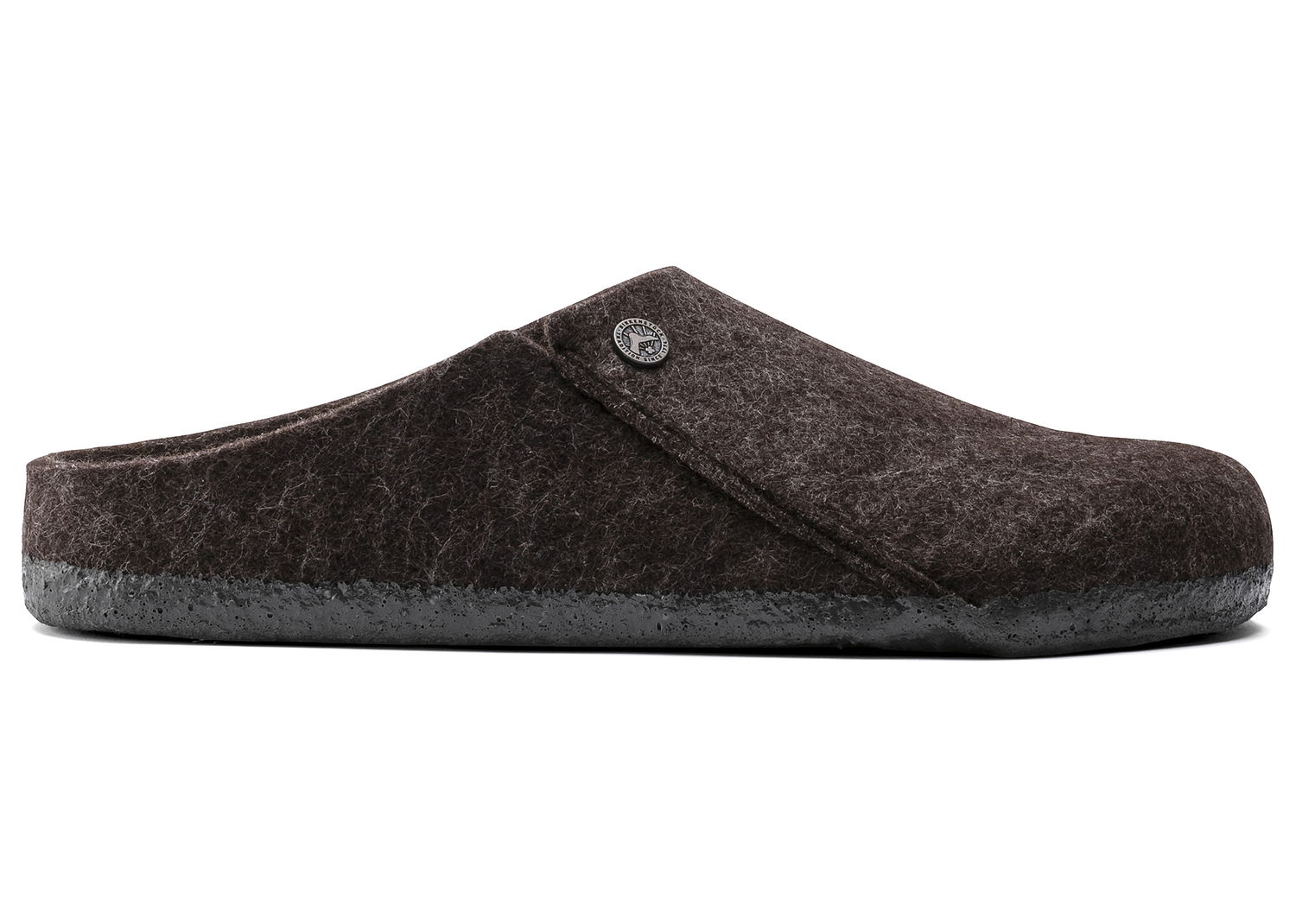 Sneakers och skor Birkenstock Zermatt Shearling Clog Wool Felt Mocha Svart | 1016570/1016571, 0