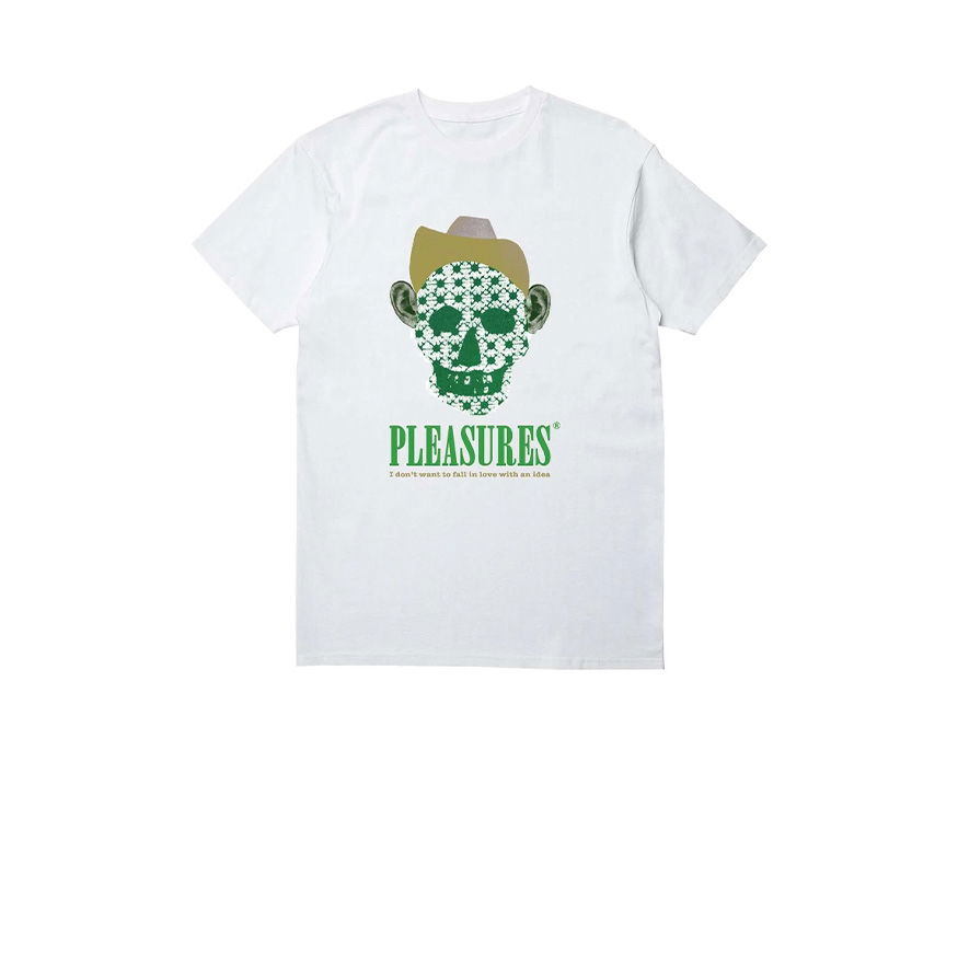 T-shirt Pleasures Cowboy Tee Vit | P22F059-WHITE, 0
