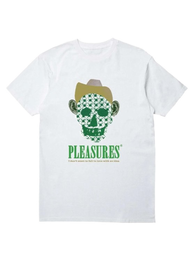 T-shirt Pleasures Cowboy Tee Vit | P22F059-WHITE