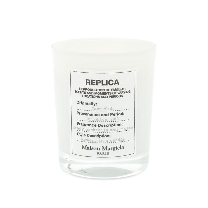 Ljus Maison Margiela Replica Jazz Club Candle in 165g Vit | MMMCAN02
