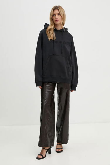 Sweatshirt Nanushka High-Waisted Wide-Leg Pants Svart | NW24PFOW19271, 1